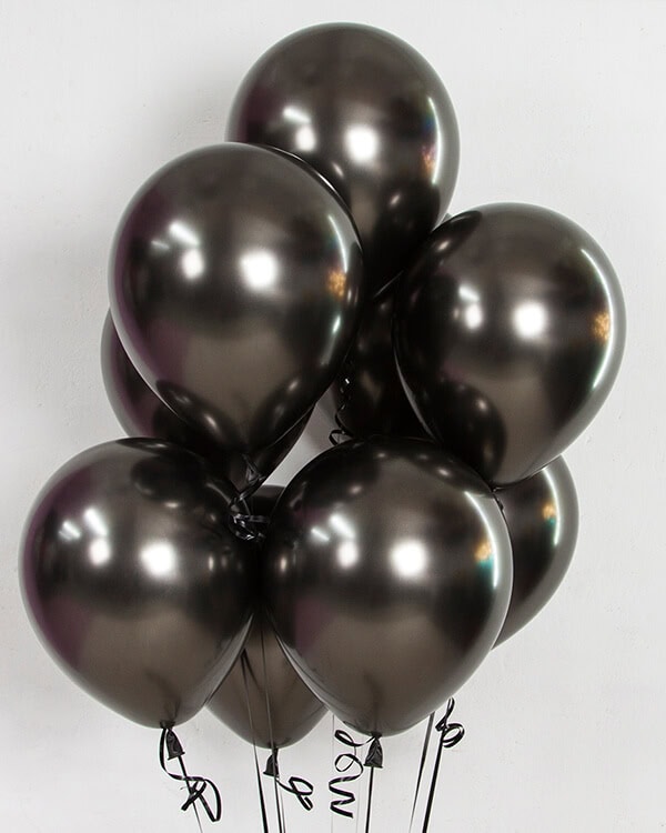 611112_Шар_(12_30_см)_Черный_графит_хром_50_шт_1