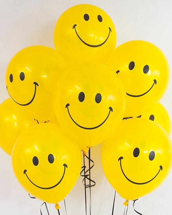 612834_Шар_(12_30_см)_Смайл_Желтый_пастель_2_ст_25_шт_1