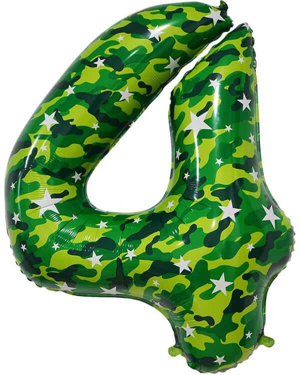 131014_Шар_(34_86_см)_Цифра_4_Камуфляж_1_шт_в_упак