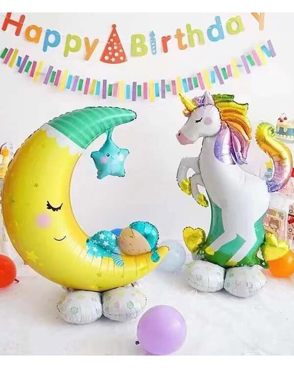 19874_Шар_(50_127_см)_Фигура_на_подставке_Полумесяц_и_малыш_1_шт_в_упак_2