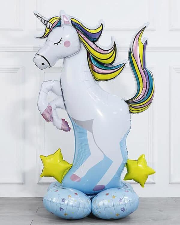 19901_Шар_(50_127_см)_Фигура_на_подставке_Радужный_единорог_1_шт_в_упак_1