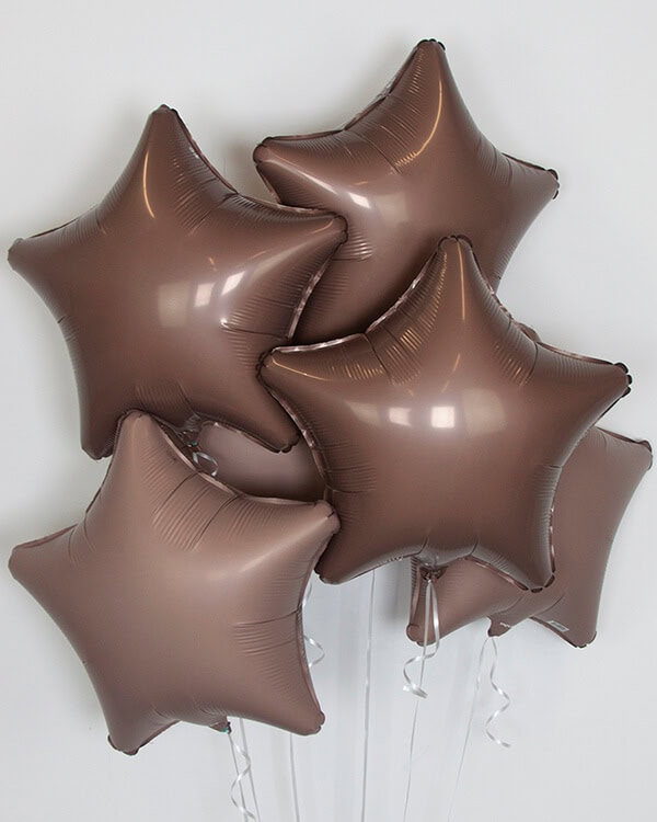 221097_Шар_(19_48_см)_Звезда_Какао_Сатин_1_шт_1