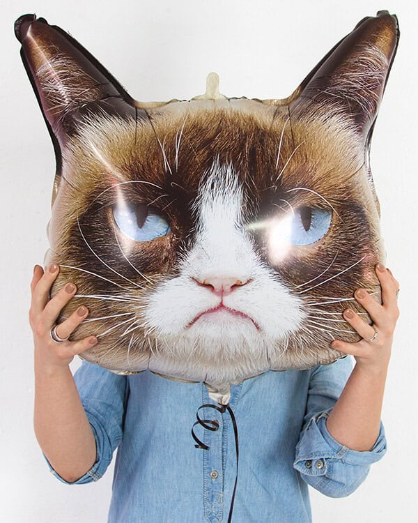 35532_Шар_(28_71_см)_Фигура_Сердитая_кошка_1_шт_1