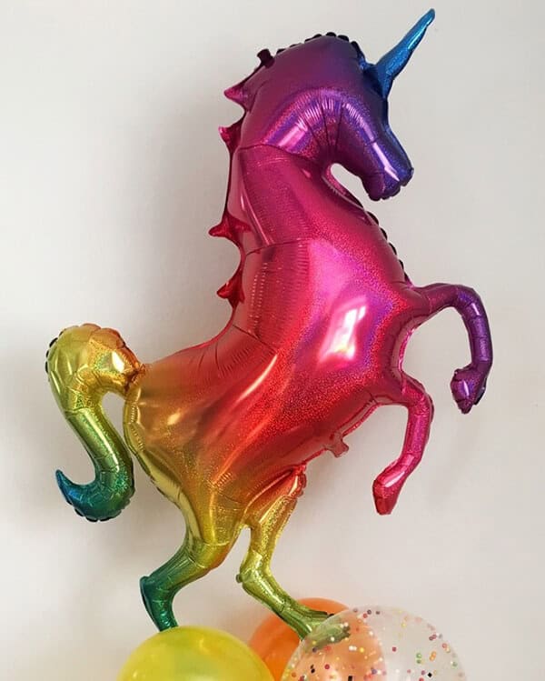 35700GH_Шар_(54_137_см)_Фигура_Сверкающий_единорог_Радужный_Голография_1_шт_1
