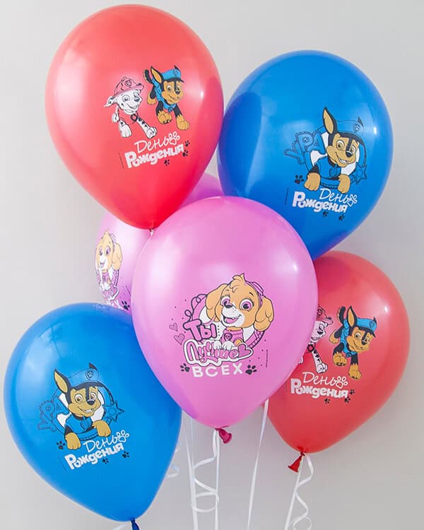 501207-25_Шар_(12_30_см)_Щенячий_Патруль_С_Днем_Рождения!_Ассорти_пастель_1_ст_25_шт_7