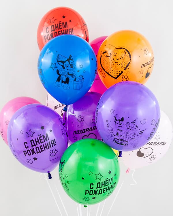 501208-25_Шар_(12_30_см)_Щенячий_Патруль_Поздравляем!_Ассорти_пастель_4_ст_25_шт_7