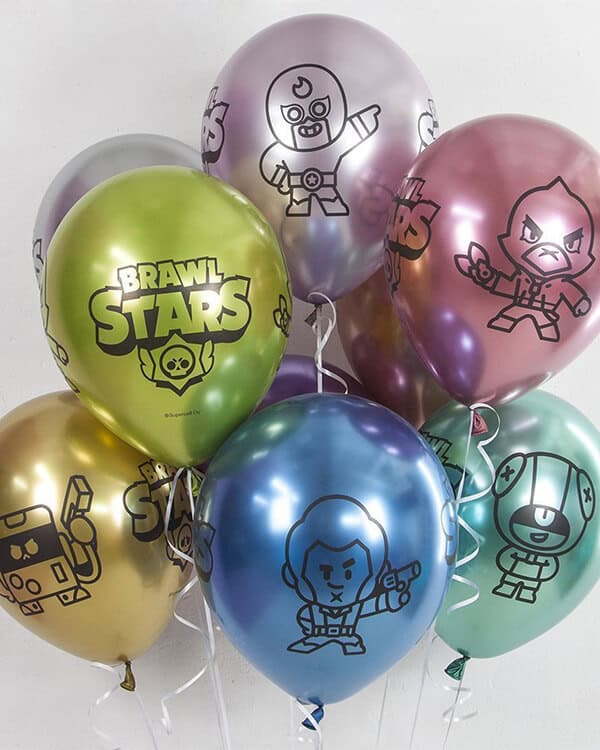 501541_Шар_(12_30_см)_Бравл_Старс_Герои_дизайн_№2_Ассорти_хром_2_ст_25_шт_2