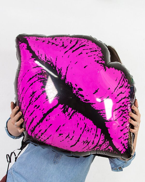 85935WE_Шар_(30_76_см)_Фигура_Губы_Розовый_1_шт_1