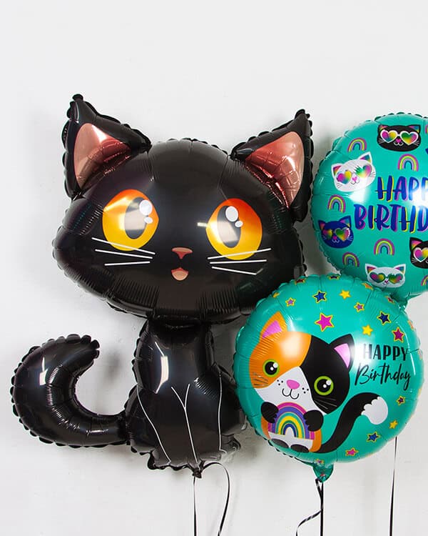 901851_Шар_(36_91_см)_Фигура_Котенок_Черный_1_шт_3