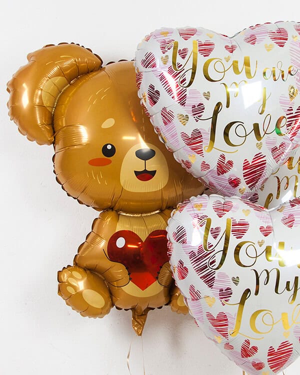 901856_Шар_(33_84_см)_Фигура_Плюшевый_мишка_с_сердцем_1_шт_1