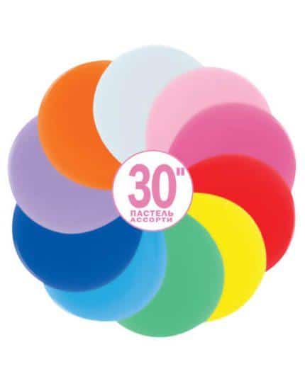 Шар пастель 76см - Белый